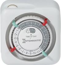 Temporizador Intermatic TN111K de 15 A, controle interno de 24 horas