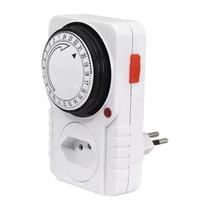 Temporizador Mecânico Tomada Analógico 24h Bivolt 110v 220v Timer 10A