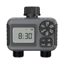 Temporizador Programável De 2 Zonas Para Mangueira De Jardim Insoma - Controlador De Irrigação Temporizador Programável De 2 Zonas Para Mangueira De Jardim Insoma - Controlador De Irrigação