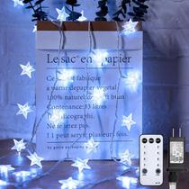 Temporizador remoto String Lights Minetom Star 200 LED 20m Plug in