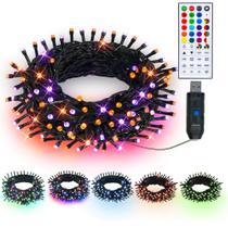 Temporizador remoto USB String Lights Dazzle Bright 10m 100 LED RGB