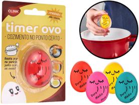 Temporizador Termômetro Timer Resina Para Cozimento De Ovos Mole Médio Duro Ponto Certo