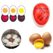 Temporizador Timer De Ovo Cozido Cozimento Egg Termometro Culinario Vermelho