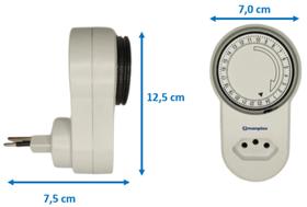 Temporizador Timer Mecânico/Analógico de Tomada Bivolt