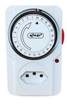 Temporizador Timer Mecânico Bivolt 110v 220v Branco KNUP