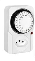 Temporizador Timer Mecânico Bivolt Bivolt Branco