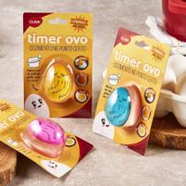 Temporizador Timer Ovo Cozido Ponto Certo Termômetro Ovos Egg Feita de Resina Culinária Cozimento Ponto da Gema Mole Médio Duro Muda de Cor