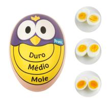 Temporizador Timer para Ovos Termômetro Ovo Cozido Cozinha Medidor de Ponto Mole Médio Duro Utensílio Culinário Prana Temporizador Timer para Ovos Termômetro Ovo Cozido Cozinha Medidor de Ponto Mole Médio Duro Utensílio Culinário Prana