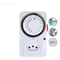 Temporizador Timer Tomada Mecânico Analógico 24h Bivolt