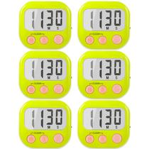 Temporizadores de Cocina Digitales AOUCE Paquete de 6 con Alarma Fuerte Verde Temporizadores de Cocina Digitales AOUCE Paquete de 6 con Alarma Fuerte Verde