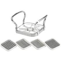 Temporizadores de cozinha cortador de frutas multifuncional aço inoxidável batata frita cozinha cebola alho repolho