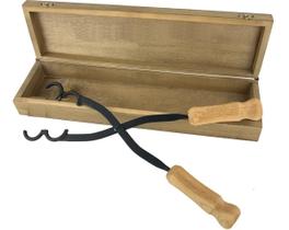 Tenaz Do Porto Para Abrir Garrafas De Vinho C Estojo Madeira Tenaz Do Porto Para Abrir Garrafas De Vinho C Estojo Madeira