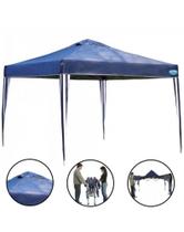 Tenda Azul Sanfonada Articulada Gazebo 3x3x2,55 m