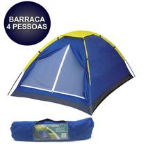 Tenda barraca camping 200x200x130CM cor azul modelo TB004 Tenda barraca camping 200x200x130CM cor azul modelo TB004