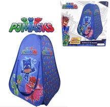 Tenda Barraca Casinha Toca da PJ Masks Multikids Resistente Azul Linda Heróis Cabana