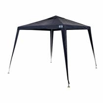 Tenda Barraca Gazebo Praia 2,4M X 3M Ráfia Azul Dobrável Mor