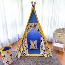 Tenda cabana teepe com acolchoado Mickey