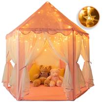Tenda Castelo de Princesa com Luzes - Playhouse Encantado Rettebovon