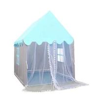 Tenda Castelo Princesa Rosa Para Meninas 1,35M Portátil Dobrável Brinquedo Infantil Wigwam Casa De