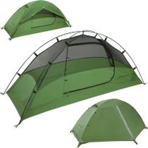 Tenda Clostnature Crux para 1 pessoa ultraleve para mochila verde