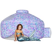 Tenda coberta Skywin Air para crianças Mermaid Magic Fort com ventilador Tenda coberta Skywin Air para crianças Mermaid Magic Fort com ventilador