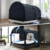 Tenda de cama Alvantor Cama Queen Blackout Sleeping Tent para adultos Camas queen size Tendas internas Doopy Up Tendas internas portáteis Dream Privacy para camas (colchão não incluído)