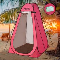 Tenda de chuveiro Privacy AOSION Pop Up Impermeável Rosa 193x102cm