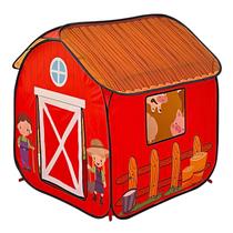 Tenda de jogos TikonSyol Kids Pop Up Barn Playhouse interna/externa Tenda de jogos TikonSyol Kids Pop Up Barn Playhouse interna/externa