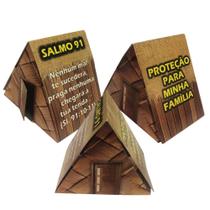 Tenda de Papel Salmo 91 50 Unidades para Proteção Familiar