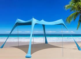 Tenda de praia BOTINDO Family Canopy Sun Shade para 6-8 pessoas