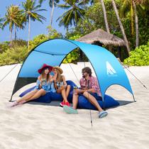 Tenda de praia Flycoop 270x165x155 cm Proteção UV Azul Tenda de praia Flycoop 270x165x155 cm Proteção UV Azul