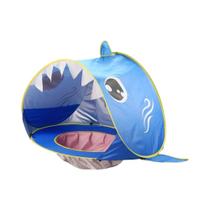 Tenda De Praia Para Bebês Impermeável UPF 50+ 2 Em 1, Abrigo Solar Com Proteção UV E Sombrinha Para Tenda De Praia Para Bebês Impermeável UPF 50+ 2 Em 1, Abrigo Solar Com Proteção UV E Sombrinha Para