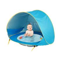 Tenda De Praia Portátil E Dobrável Para Bebês, Impermeável, Protetor Solar Com Piscina, Abrigo Para