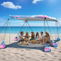 Tenda de praia Raynesys 3x3m UPF50+ Canopy com sacos de areia