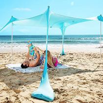 Tenda de Praia Sun Ninja Azul UPF50+