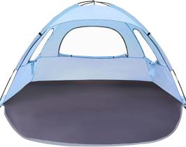 Tenda de praia WhiteFang, protetor solar portátil anti-UV para 3 pessoas