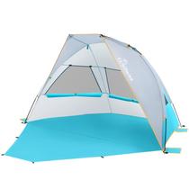 Tenda de praia WolfWise UPF 50+ Sun Shade, 2-3 pessoas, azul