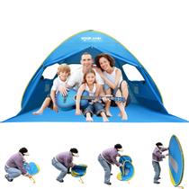 Tenda de praia XIXIKANK Pop Up 220x190x145cm UPF 50+ 4 pessoas Tenda de praia XIXIKANK Pop Up 220x190x145cm UPF 50+ 4 pessoas