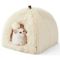 Tenda e Casa para Gatos Cat Bedsure 2 em 1 - Bege