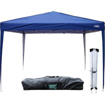 Tenda Gazebo 3 X 3 M Azul Articulada 2,50 M Tenda Gazebo 3 X 3 M Azul Articulada 2,50 M