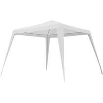 Tenda Gazebo 3X3M Branco Aço Poliéster Kala Tenda Gazebo 3X3M Branco Aço Poliéster Kala