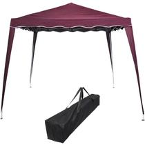 Tenda Gazebo Articulada 2,4x2,4 m Barraca Praia Sanfonada Dobrável Alumínio com Bolsa