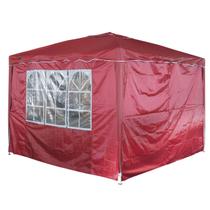 Tenda Gazebo Articulada 3x3 m com 2 Paredes Alumínio Barraca Praia Camping Sanfonada Bolsa - Importway