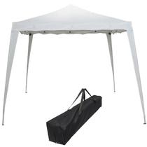Tenda Gazebo Articulada Base 3x3 m Barraca Praia Sanfonada Dobrável Branca Alumínio com Bolsa Tenda Gazebo Articulada Base 3x3 m Barraca Praia Sanfonada Dobrável Branca Alumínio com Bolsa
