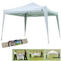 Tenda Gazebo Articulado X-flex 3x3 Branco Sanfonado Alumínio Praia - Mor