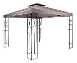 Tenda Gazebo Base Larga Aco E Poliester 3x3m Marrom - Angra Tenda Gazebo Base Larga Aco E Poliester 3x3m Marrom - Angra