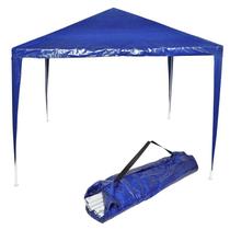 Tenda Gazebo Desmontável 3x3 m Barraca Praia Camping com Bolsa Importway IWGZM-3