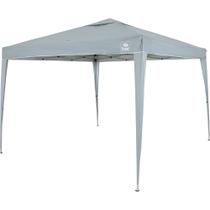 Tenda Gazebo Dobrável 3m x 3m Poliéster Cinza Bel Tenda Gazebo Dobrável 3m x 3m Poliéster Cinza Bel