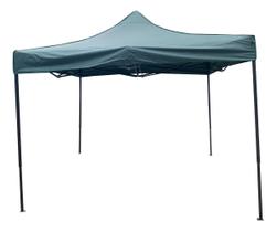 Tenda Gazebo Dobravel Aco E Poliester 3x3m Verde Impermeavel