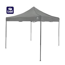 Tenda Gazebo Dobrável Pagoda 3m x 3m Oxford Cinza Bel